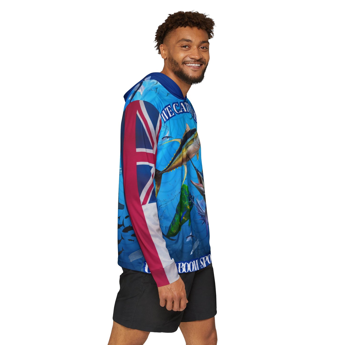 Men's UPF +50 Hoodie - BOOM BOOM Sportfishing - Fishing & Outdoor Adventure