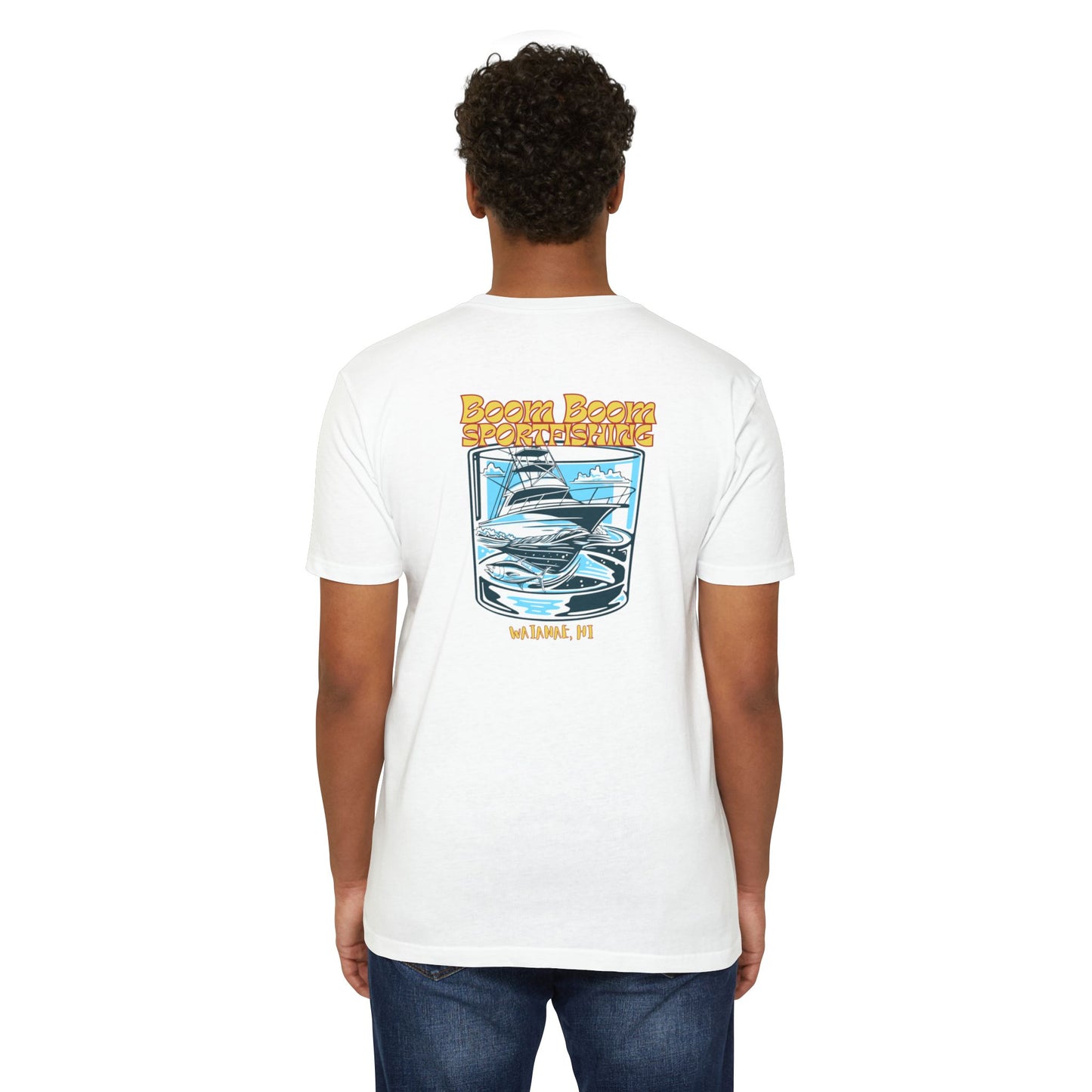 Retro ‘Boom Boom Sportsmodel’ Unisex T-Shirt - Vintage Sailing Design