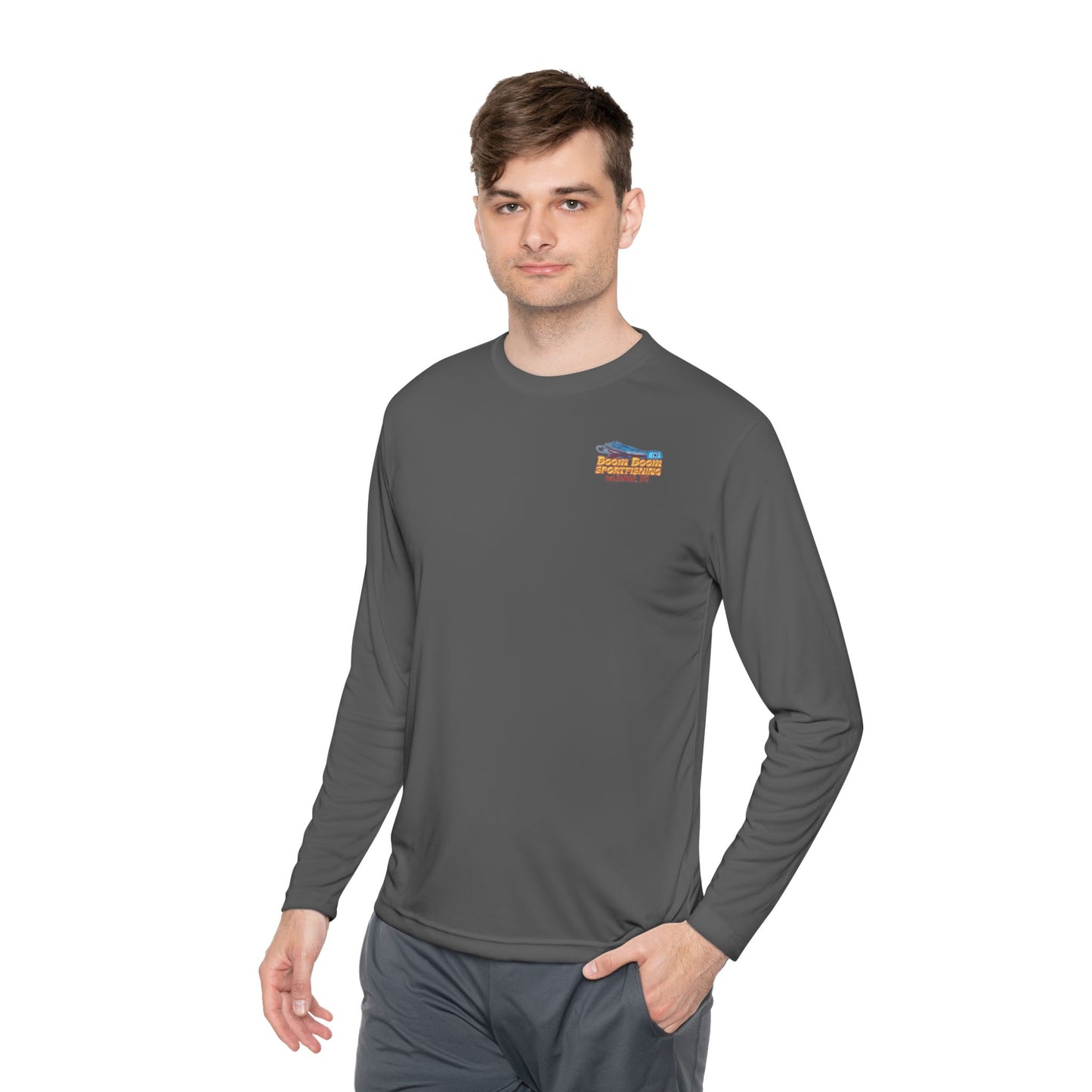 Unisex Lightweight Long Sleeve Tee - Boom Boom Sportfishing