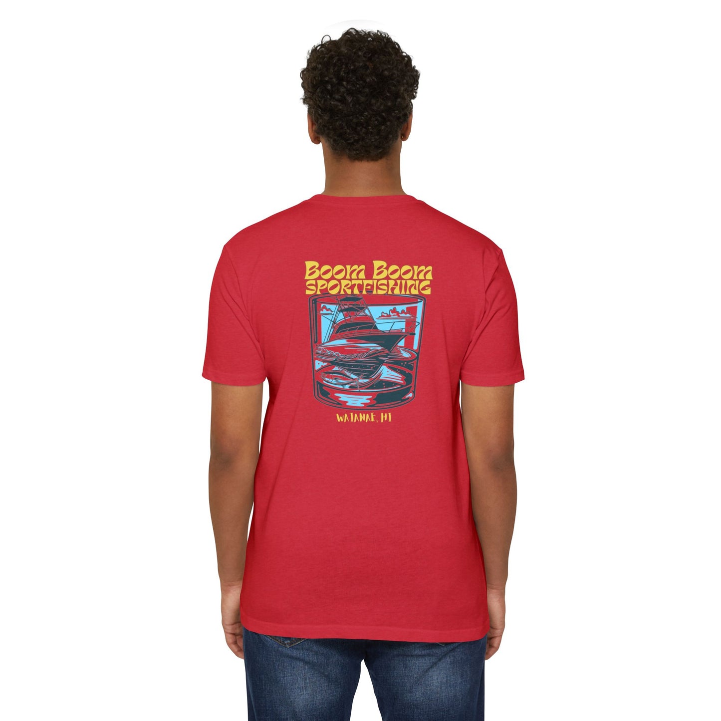 Retro ‘Boom Boom Sportsmodel’ Unisex T-Shirt - Vintage Sailing Design