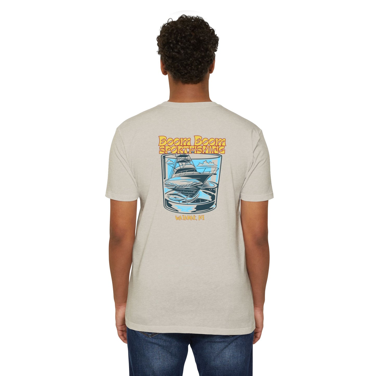 Retro ‘Boom Boom Sportsmodel’ Unisex T-Shirt - Vintage Sailing Design