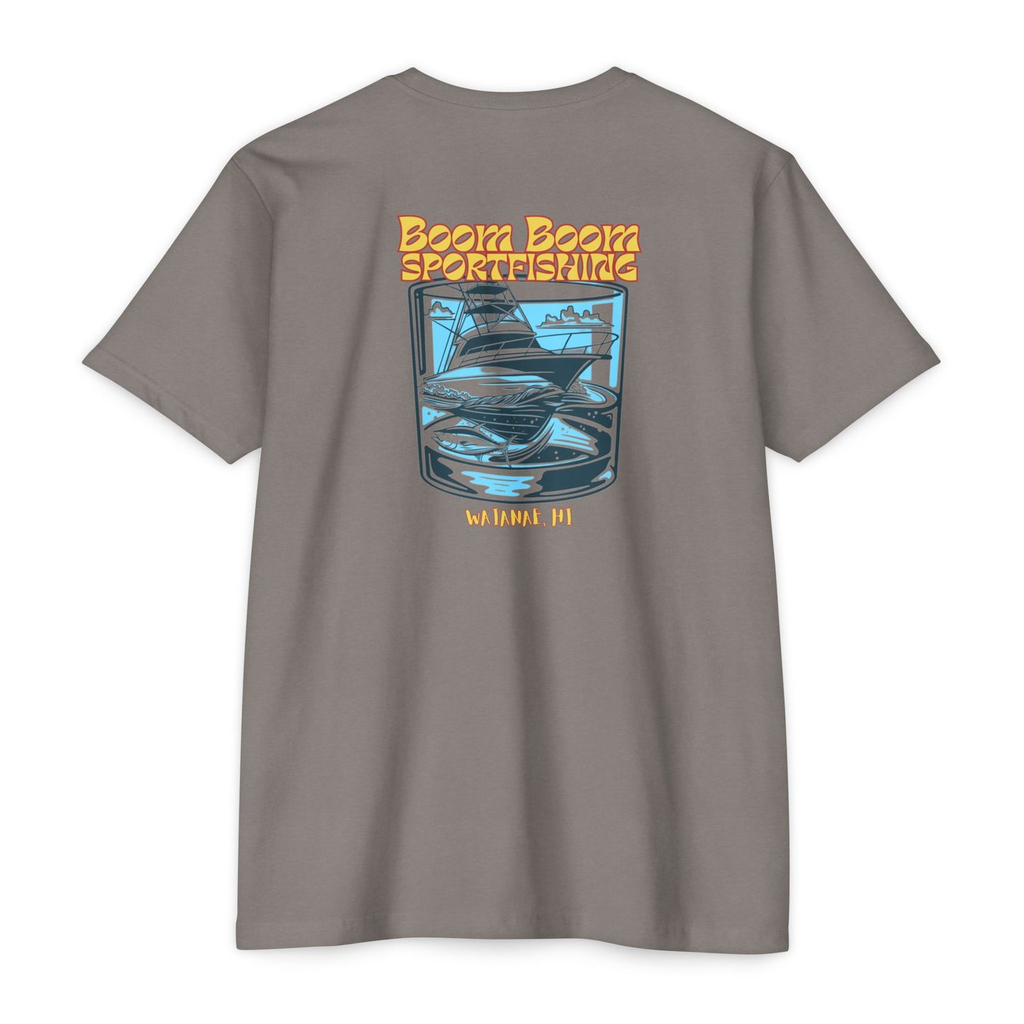 Retro ‘Boom Boom Sportsmodel’ Unisex T-Shirt - Vintage Sailing Design