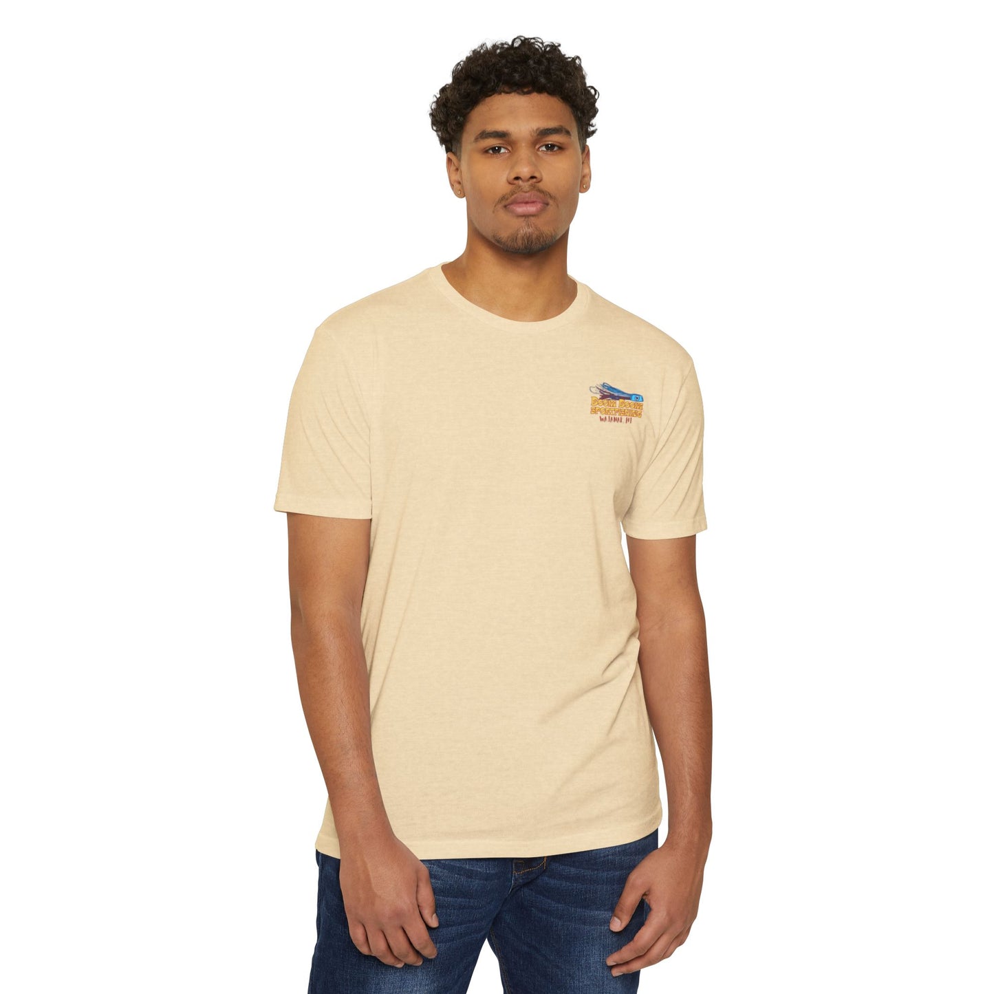 Retro ‘Boom Boom Sportsmodel’ Unisex T-Shirt - Vintage Sailing Design
