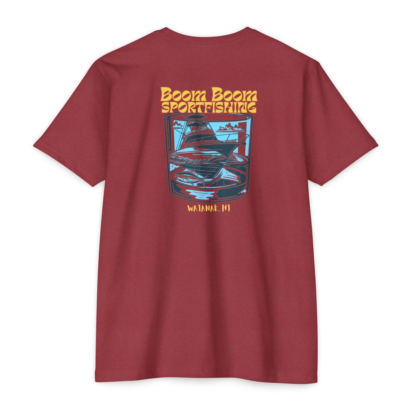 Retro ‘Boom Boom Sportsmodel’ Unisex T-Shirt - Vintage Sailing Design