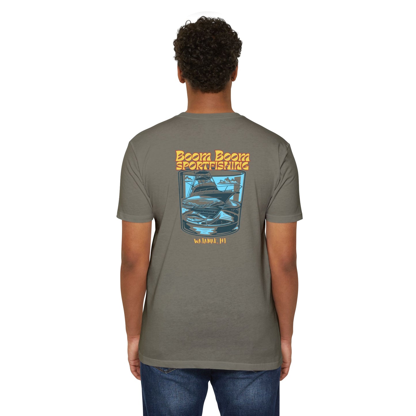 Retro ‘Boom Boom Sportsmodel’ Unisex T-Shirt - Vintage Sailing Design