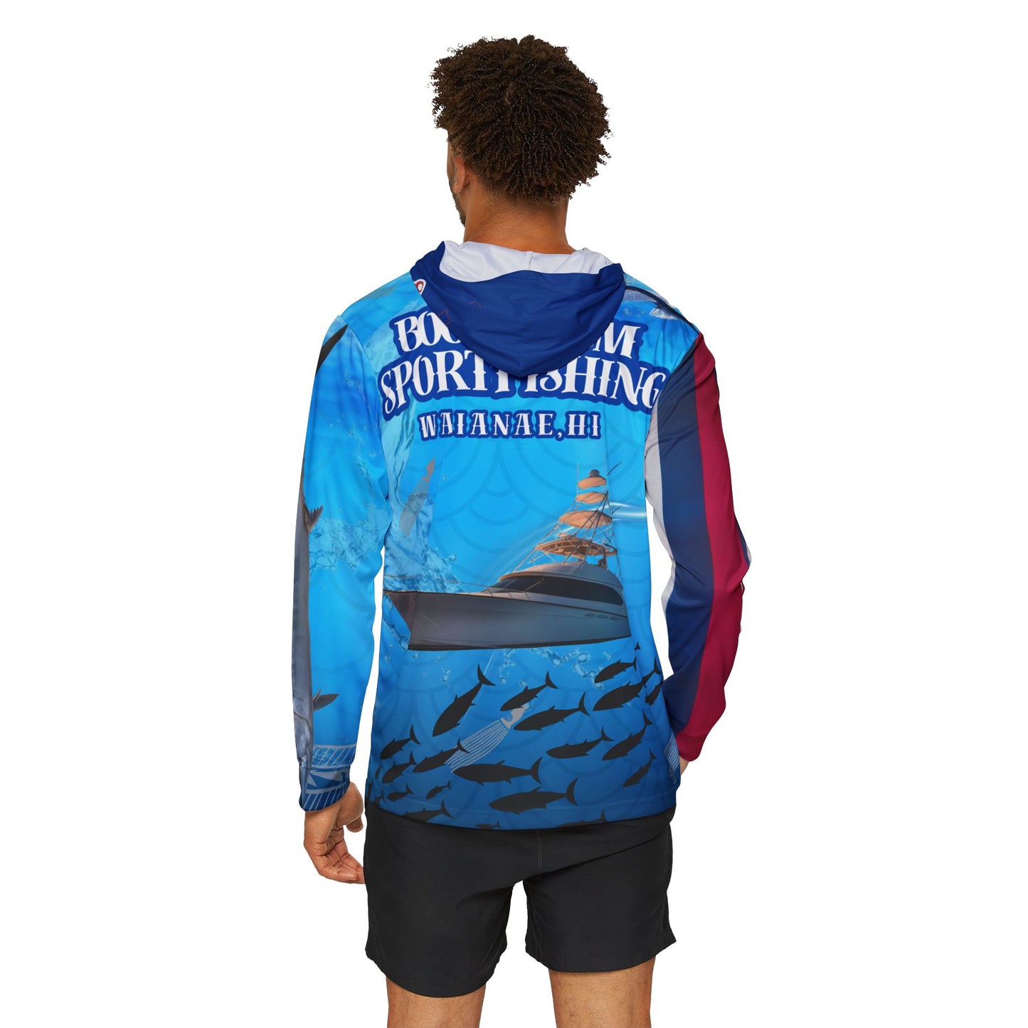 Men's UPF +50 Hoodie - BOOM BOOM Sportfishing - Fishing & Outdoor Adventure