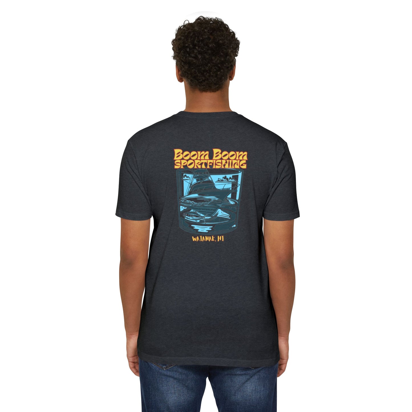 Retro ‘Boom Boom Sportsmodel’ Unisex T-Shirt - Vintage Sailing Design