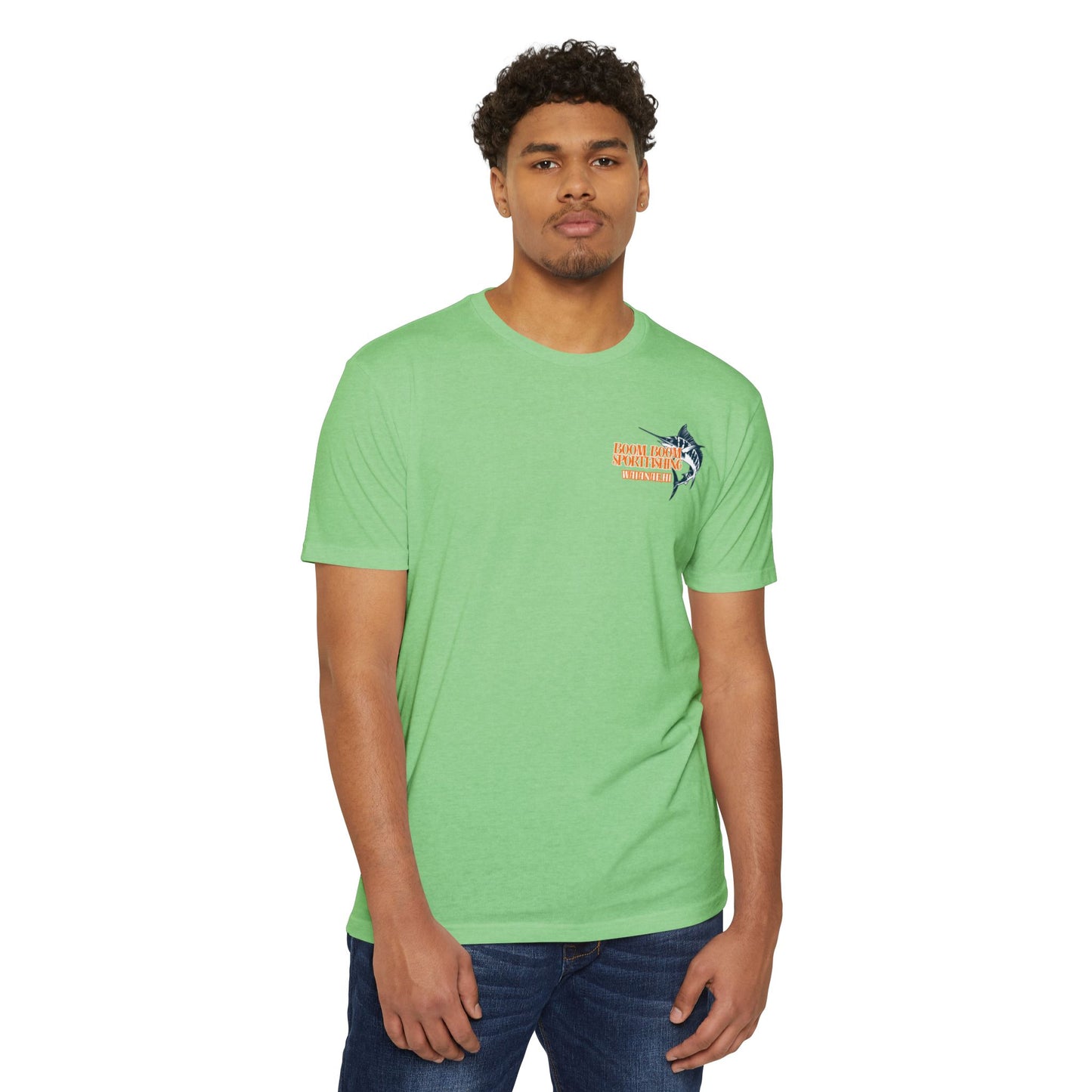 Boom Boom Sportfishing Unisex CVC Jersey T-Shirt - Casual Outdoor Apparel