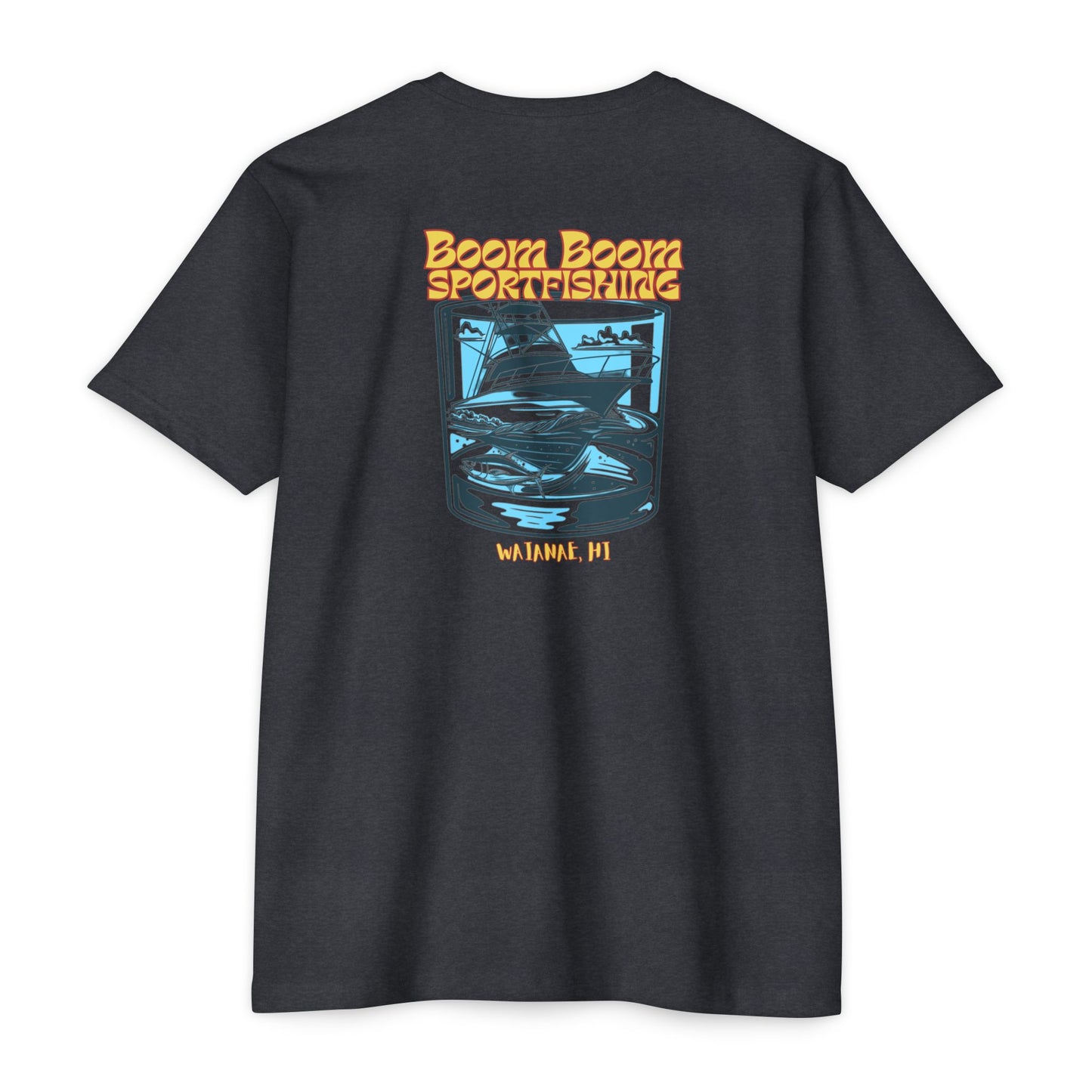 Retro ‘Boom Boom Sportsmodel’ Unisex T-Shirt - Vintage Sailing Design
