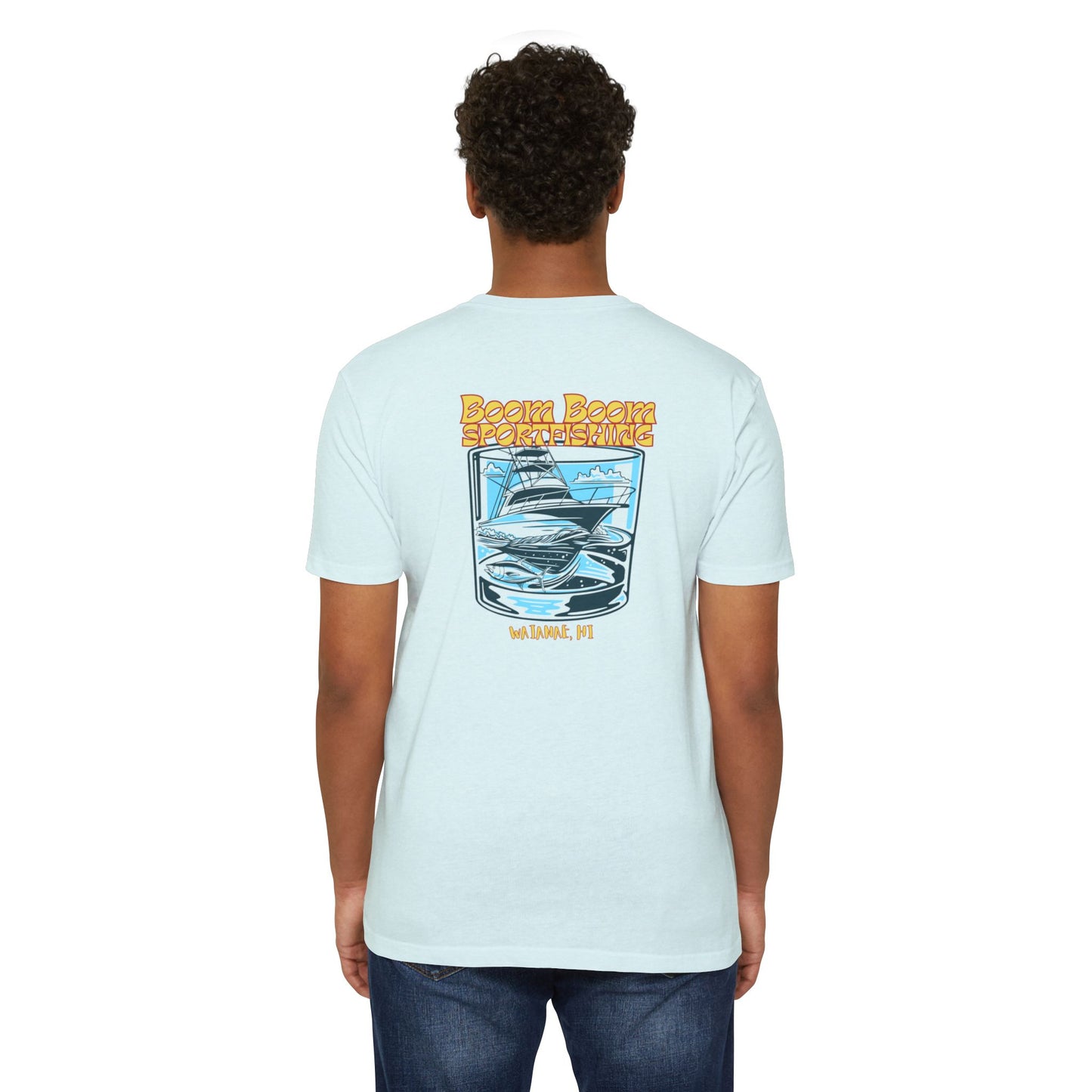 Retro ‘Boom Boom Sportsmodel’ Unisex T-Shirt - Vintage Sailing Design