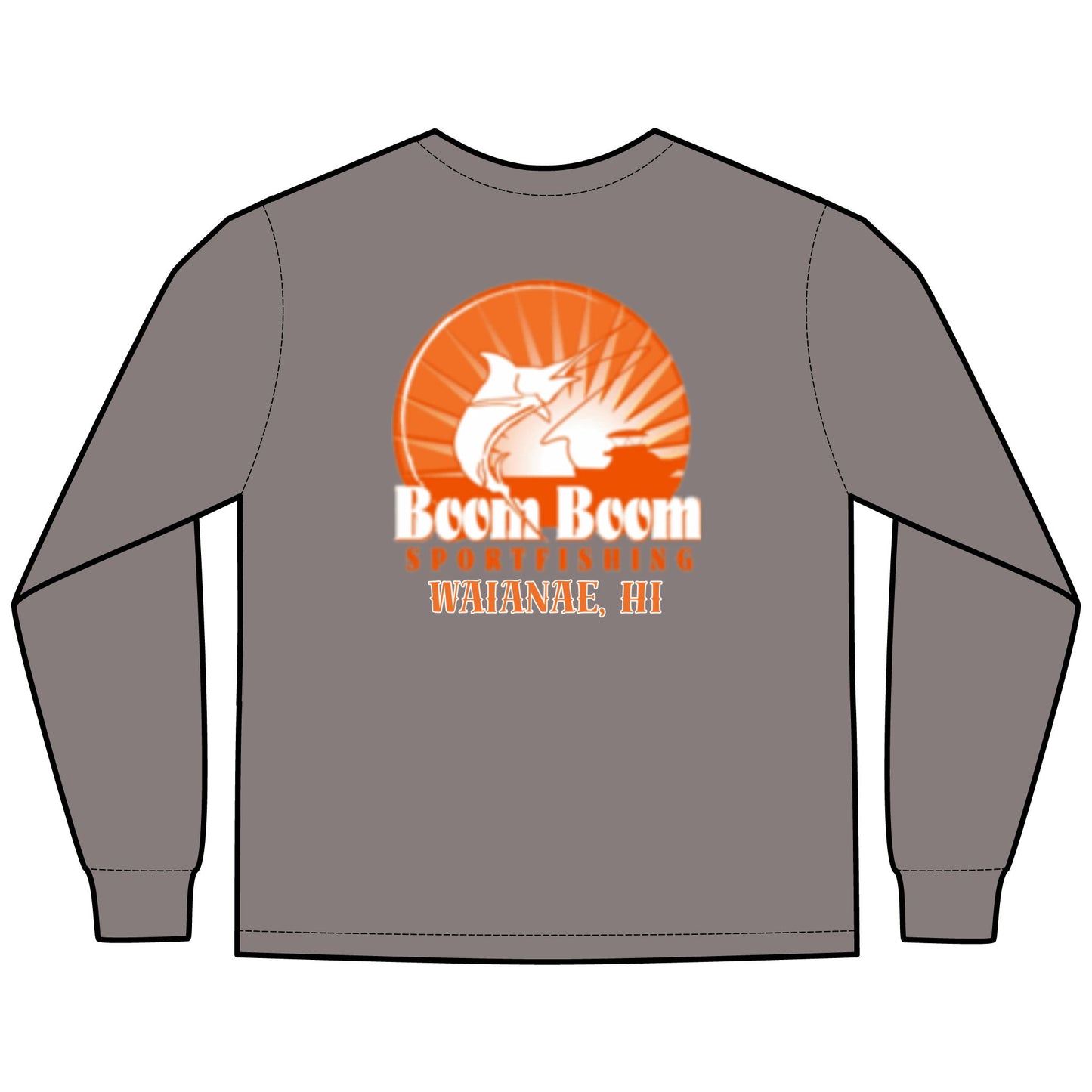 Unisex Fishing Long Sleeve T-Shirt - Boom Boom Sportfishing