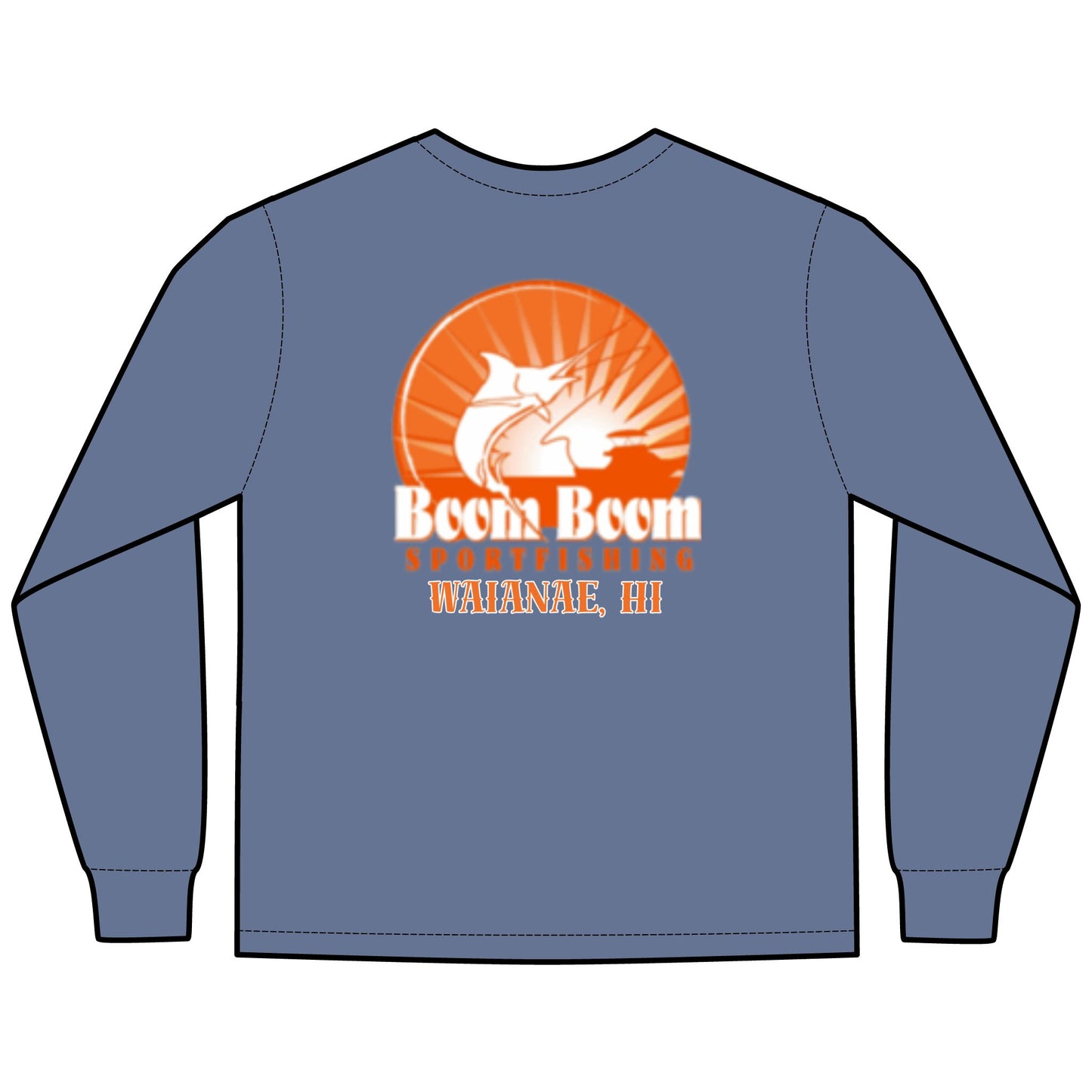 Unisex Fishing Long Sleeve T-Shirt - Boom Boom Sportfishing