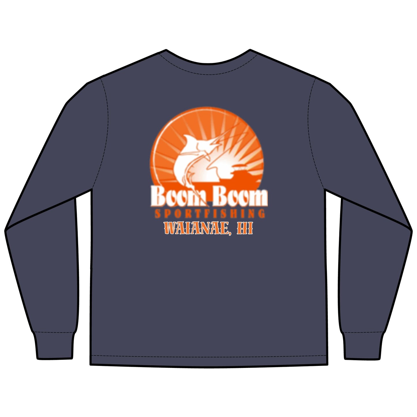 Unisex Fishing Long Sleeve T-Shirt - Boom Boom Sportfishing