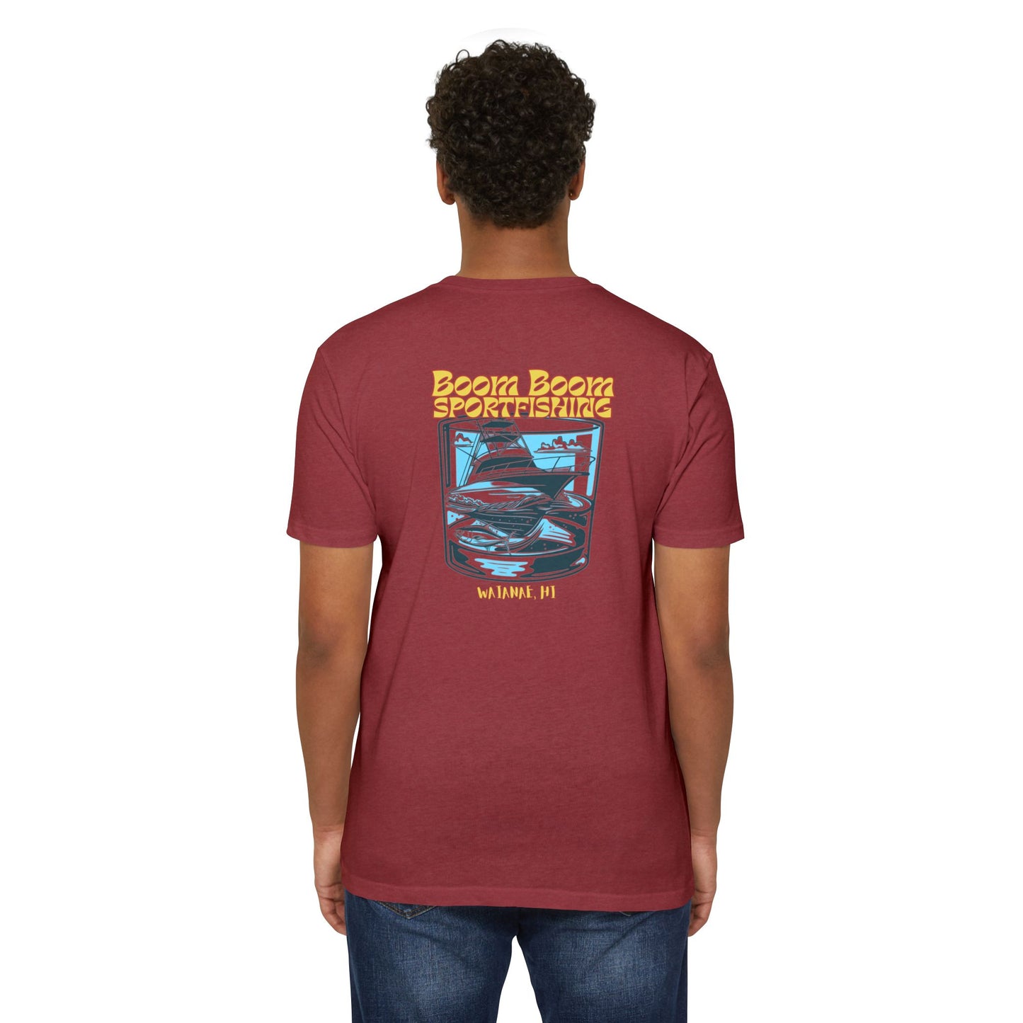 Retro ‘Boom Boom Sportsmodel’ Unisex T-Shirt - Vintage Sailing Design