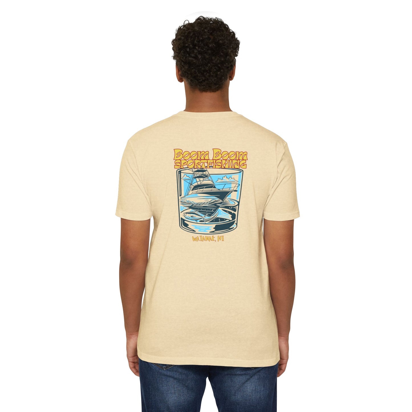 Retro ‘Boom Boom Sportsmodel’ Unisex T-Shirt - Vintage Sailing Design