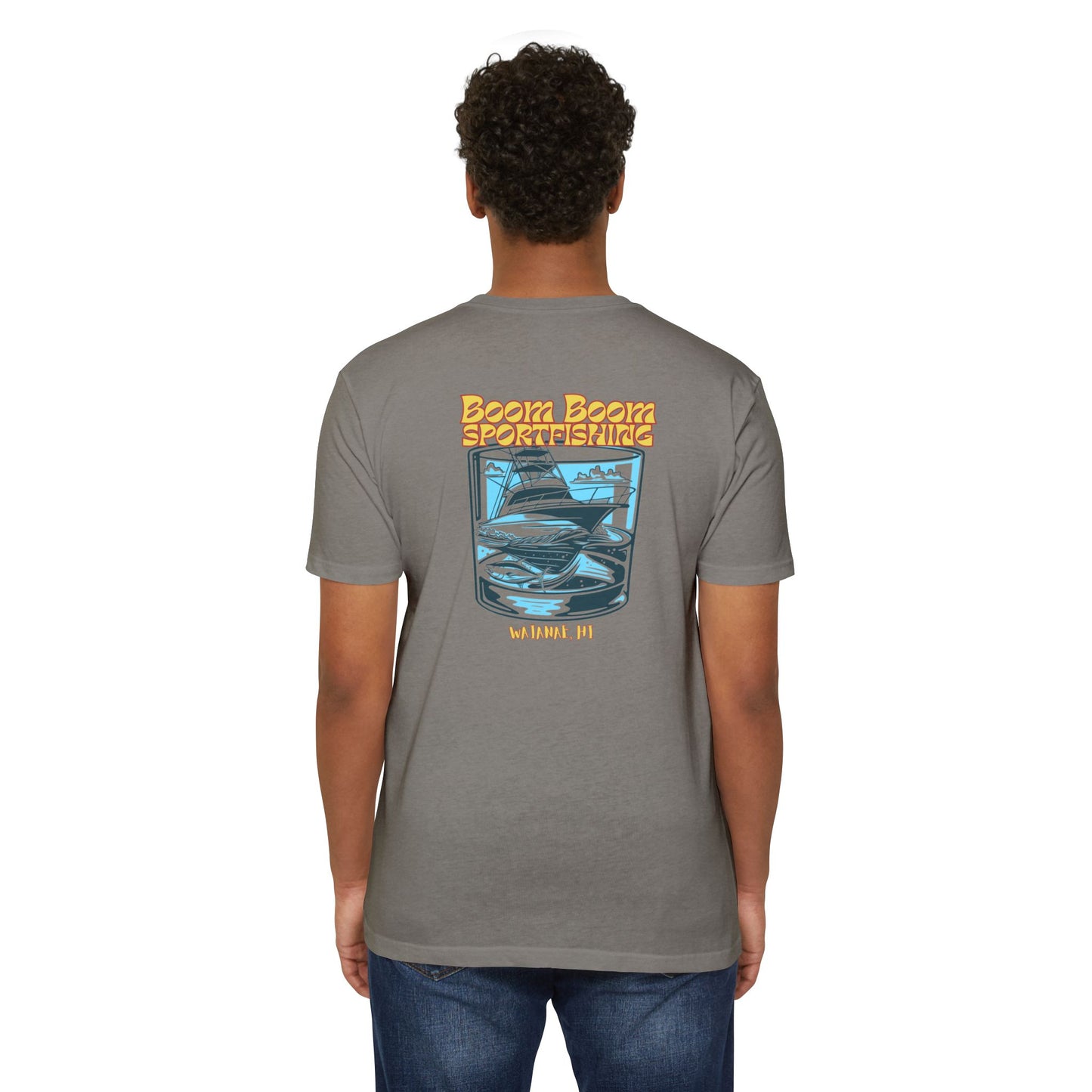 Retro ‘Boom Boom Sportsmodel’ Unisex T-Shirt - Vintage Sailing Design