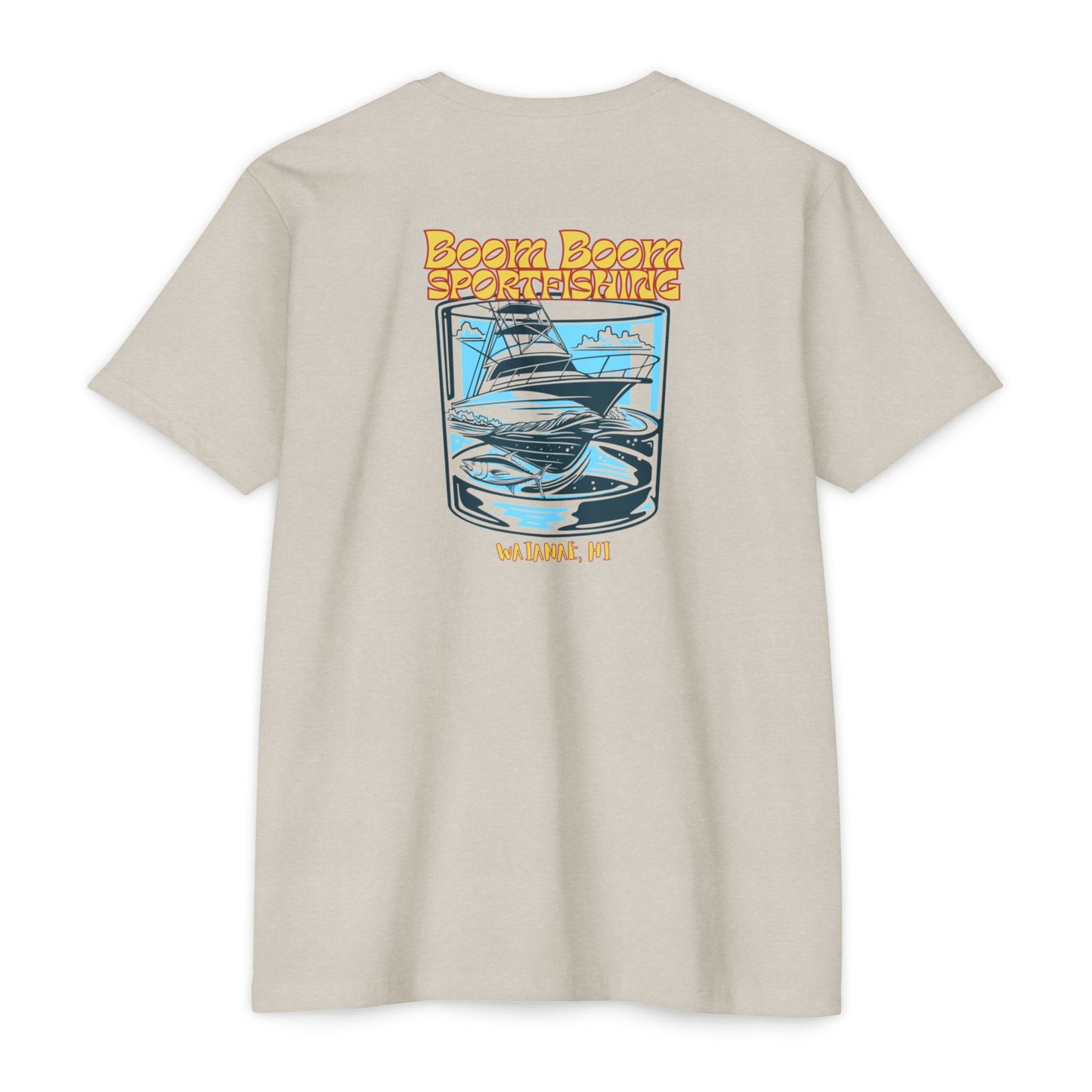 Retro ‘Boom Boom Sportsmodel’ Unisex T-Shirt - Vintage Sailing Design