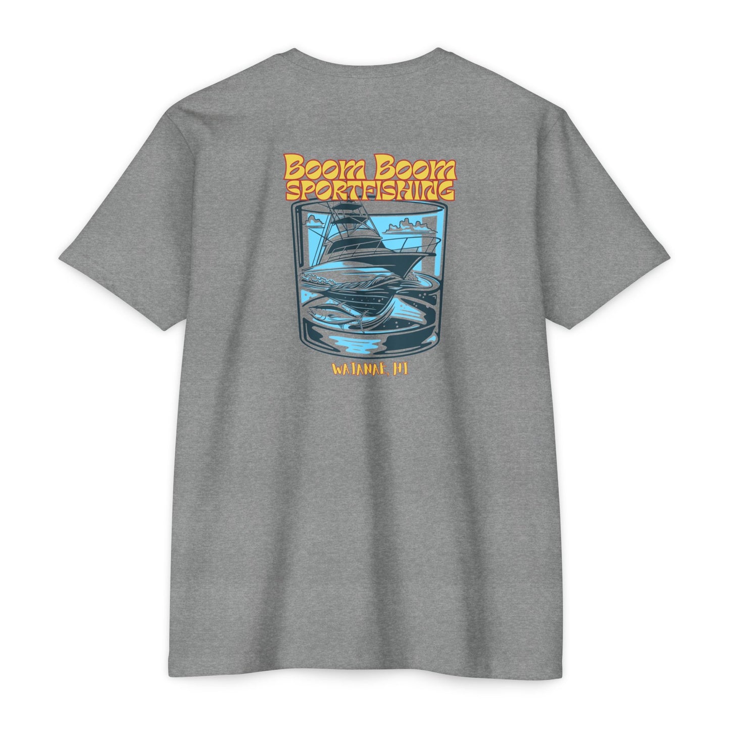 Retro ‘Boom Boom Sportsmodel’ Unisex T-Shirt - Vintage Sailing Design